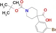 4-(3-BROMOPHENYL)-1-(TERT-BUTOXYCARBONYL)PIPERIDINE-4-CARBOXYLIC ACID