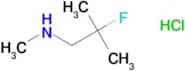 2-FLUORO-N,2-DIMETHYLPROPAN-1-AMINE HCL