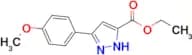 ETHYL 3-(4-METHOXYPHENYL)-1H-PYRAZOLE-5-CARBOXYLATE