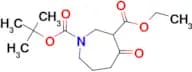 1-TERT-BUTYL 3-ETHYL 4-OXOAZEPANE-1,3-DICARBOXYLATE