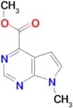 METHYL 7-METHYL-7H-PYRROLO[2,3-D]PYRIMIDINE-4-CARBOXYLATE