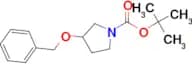 TERT-BUTYL 3-(BENZYLOXY)PYRROLIDINE-1-CARBOXYLATE