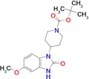 TERT-BUTYL 4-(1,2-DIHYDRO-6-METHOXY-2-OXOBENZO[D]IMIDAZOL-3-YL)PIPERIDINE-1-CARBOXYLATE