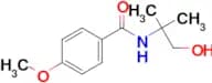 N-(1-HYDROXY-2-METHYLPROPAN-2-YL)-4-METHOXYBENZAMIDE