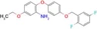 2-(4-((2,5-DIFLUOROBENZYL)OXY)PHENOXY)-5-ETHOXYANILINE