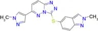 6-(1-METHYL-1H-PYRAZOL-4-YL)-3-((2-METHYL-2H-INDAZOL-5-YL)THIO)-[1,2,4]TRIAZOLO[4,3-B]PYRIDAZINE