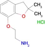 {2-[(2,2-dimethyl-2,3-dihydro-1-benzofuran-7-yl)oxy]ethyl}amine hydrochloride