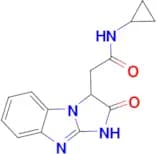 N-cyclopropyl-2-(2-oxo-2,3-dihydro-1H-imidazo[1,2-a]benzimidazol-3-yl)acetamide