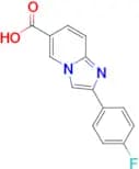 2-(4-fluorophenyl)imidazo[1,2-a]pyridine-6-carboxylic acid