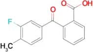 2-(3-Fluoro-4-methylbenzoyl)benzoic acid