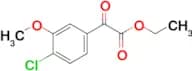 (4-Chloro-3-methoxyphenyl)oxo-acetic acid ethyl ester
