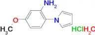 [5-methoxy-2-(1H-pyrrol-1-yl)phenyl]amine hydrochloride hydrate