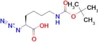 (2S)-2-azido-6-{[(tert-butoxy)carbonyl]amino}hexanoic acid