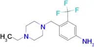 4-((4-Ethylpiperazin-1-yl)methyl)-3-(trifluoromethyl)aniline