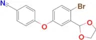 4-(4-Bromo-3-(1,3-dioxolan-2-yl)phenoxy)benzonitrile