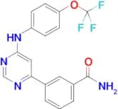 3-(6-((4-(Trifluoromethoxy)phenyl)amino)pyrimidin-4-yl)benzamide