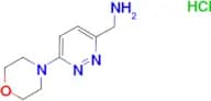 (6-Morpholinopyridazin-3-yl)methanamine hydrochloride
