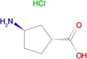 (1R,3R)-3-Aminocyclopentanecarboxylic acid hydrochloride