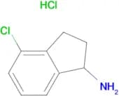 4-Chloro-2,3-dihydro-1H-inden-1-amine hydrochloride