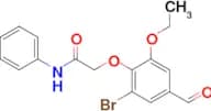 2-(2-bromo-6-ethoxy-4-formylphenoxy)-N-phenylacetamide