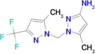 5-methyl-1-{[5-methyl-3-(trifluoromethyl)-1H-pyrazol-1-yl]methyl}-1H-pyrazol-3-amine
