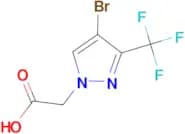 [4-bromo-3-(trifluoromethyl)-1H-pyrazol-1-yl]acetic acid