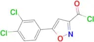5-(3,4-dichlorophenyl)isoxazole-3-carbonyl chloride