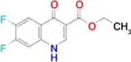 ethyl 6,7-difluoro-4-oxo-1,4-dihydroquinoline-3-carboxylate