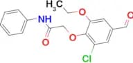 2-(2-chloro-6-ethoxy-4-formylphenoxy)-N-phenylacetamide