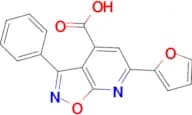 6-(2-furyl)-3-phenylisoxazolo[5,4-b]pyridine-4-carboxylic acid