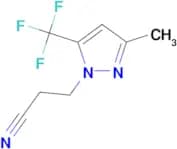 3-[3-methyl-5-(trifluoromethyl)-1H-pyrazol-1-yl]propanenitrile