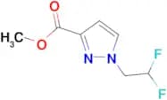 methyl 1-(2,2-difluoroethyl)-1H-pyrazole-3-carboxylate