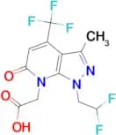 [1-(2,2-difluoroethyl)-3-methyl-6-oxo-4-(trifluoromethyl)-1,6-dihydro-7H-pyrazolo[3,4-b]pyridin-7-…