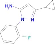3-cyclopropyl-1-(2-fluorophenyl)-1H-pyrazol-5-amine