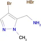 [(4-Bromo-1-methyl-1H-pyrazol-5-yl)methyl]amine hydrobromide