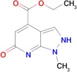 ethyl 1-methyl-6-oxo-6,7-dihydro-1H-pyrazolo[3,4-b]pyridine-4-carboxylate