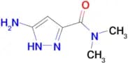 3-amino-N,N-dimethyl-1H-pyrazole-5-carboxamide
