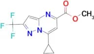 methyl 7-cyclopropyl-2-(trifluoromethyl)pyrazolo[1,5-a]pyrimidine-5-carboxylate