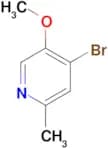 4-bromo-5-methoxy-2-methylpyridine