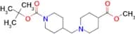 Tert-Butyl 4-((4-(methoxycarbonyl)piperidin-1-yl)methyl)piperidine-1-carboxylate
