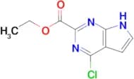 Ethyl 4-chloro-1H-pyrrolo[2,3-d]pyrimidine-2-carboxylate