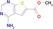 Methyl 4-aminothieno[2,3-d]pyrimidine-6-carboxylate