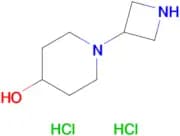 1-(Azetidin-3-yl)piperidin-4-ol dihydrochloride