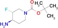 (3R,4R)-tert-Butyl 4-amino-3-fluoropiperidine-1-carboxylate