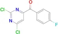 (2,6-Dichloropyrimidin-4-yl)-(4-fluorophenyl)methanone
