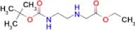 Ethyl 2-((2-((tert-butoxycarbonyl)amino)ethyl)amino)acetate
