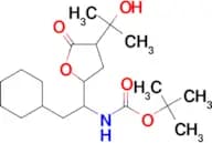tert-Butyl (2-cyclohexyl-1-(4-(2-hydroxypropan-2-yl)-5-oxotetrahydrofuran-2-yl)ethyl)carbamate