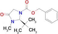 (S)-Benzyl 2-(tert-butyl)-3-methyl-4-oxoimidazolidine-1-carboxylate
