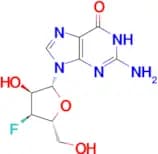 2-Amino-9-((2R,3S,4S,5R)-4-fluoro-3-hydroxy-5-(hydroxymethyl)tetrahydrofuran-2-yl)-1H-purin-6(9H)-…