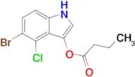 5-Bromo-4-chloro-1H-indol-3-yl butyrate